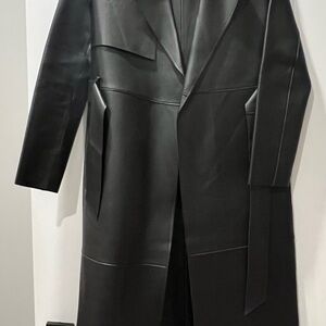 All Saints Dark Leather Jacket